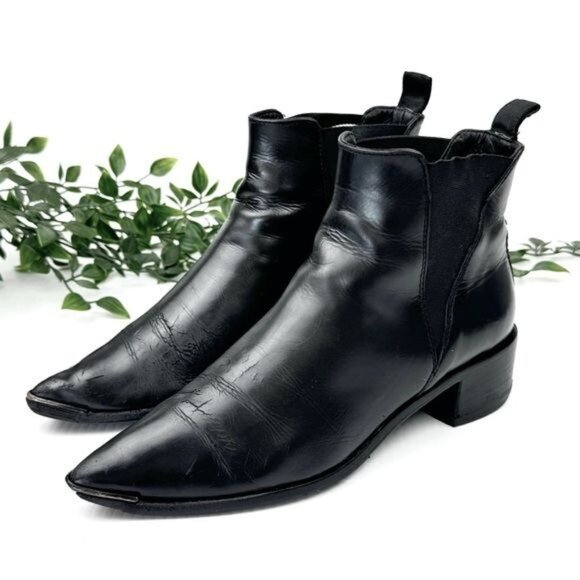 Acne Studios Black Jensen Ankle Boots 6.5 - Picture 11 of 11